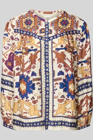 Bash Relaxed Fit Bluse mit Rundhalsausschnitt Modell 