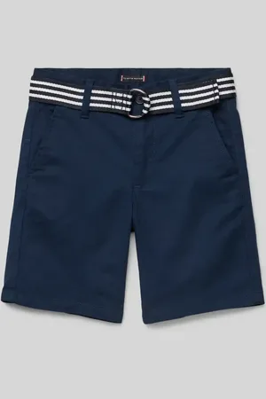 Tommy Hilfiger Shorts mit Gürtel und Eingrifftaschen in , Größe 122