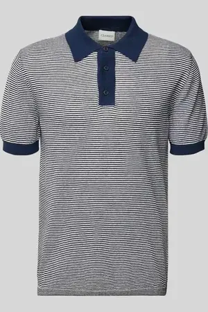 Closed Poloshirt mit kurzer Knopfleiste in , Größe L