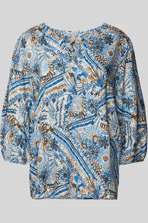 soyaconcept Regular Fit Bluse aus Viskose mit 3/4-Arm Modell 