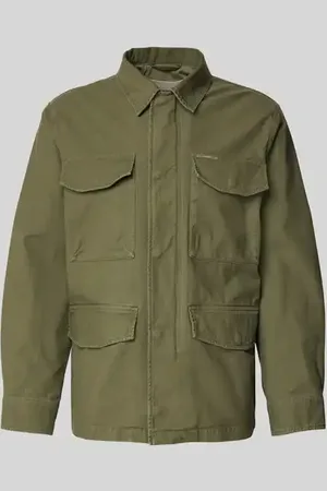 Closed Fieldjacket mit verdeckter Knopfleiste in , Größe L