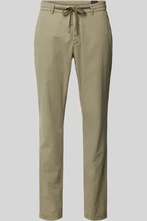 G1920 Slim Fit Hose in unifarbenem Design Modell 