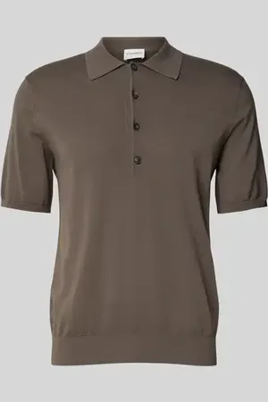 Closed Poloshirt mit gerippten Abschlüssen in , Größe L