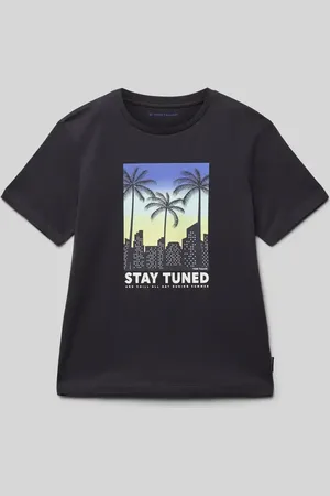 TOM TAILOR Regular Fit T-Shirt aus reiner Baumwolle in , Größe 164