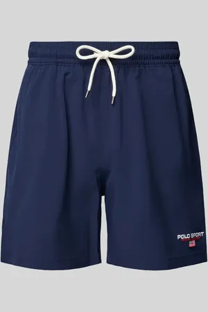 Ralph Lauren Relaxed Fit Badeshorts mit Label-Stitching Modell 