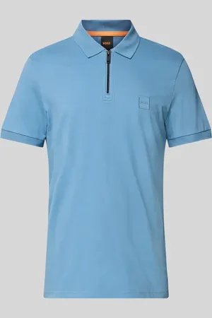 HUGO BOSS Poloshirt mit Label-Patch in , Größe L