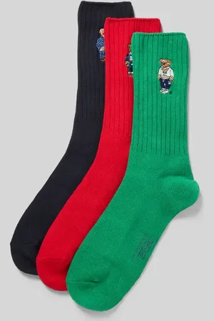 Ralph Lauren Socken mit Motiv-Stitching im 3er-Pack in , Größe 40-46