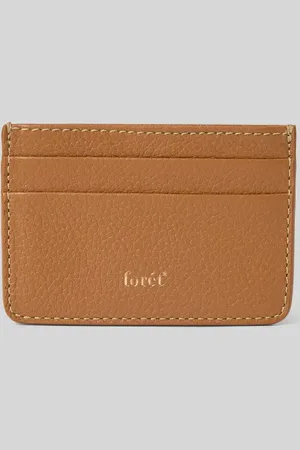Foret Lederkartenetui mit Label-Print in , Größe 1