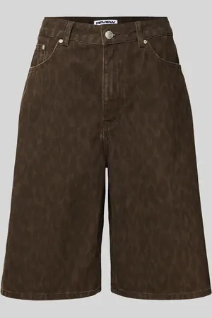 Review Baggy Fit Jeansshorts im 5-Pocket-Design in , Größe L