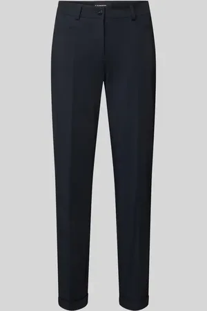 Cambio Slim Fit Stoffhose mit Bügelfalten Modell 