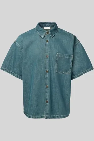 American Vintage Freizeithemd in Denim-Optik Modell 