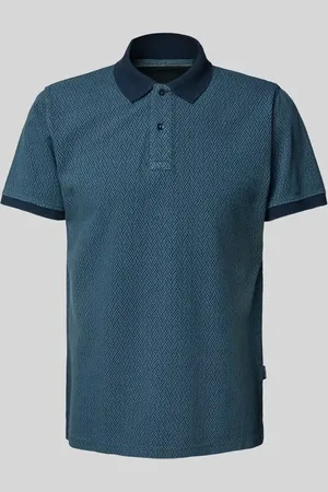 Blend Slim Fit Poloshirt mit Label-Detail Modell 
