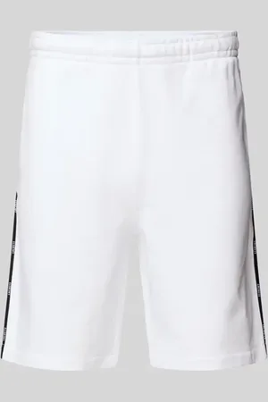 Lacoste Regular Fit Sweatshorts mit Galonstreifen in , Größe L