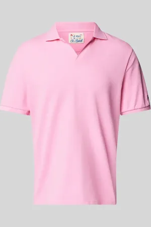 MC2 SAINT BARTH Regular Fit Poloshirt mit V-Ausschnitt Modell 