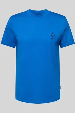 Blend T-Shirt mit Motiv- und Statement-Stitching Modell 