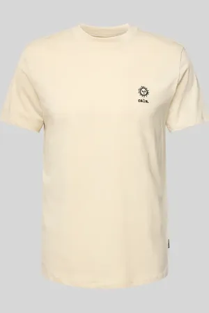 Blend T-Shirt mit Motiv- und Statement-Stitching Modell 