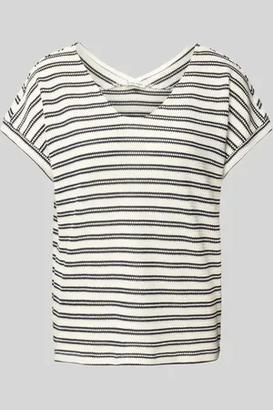 TOM TAILOR Oversized T-Shirt aus gestricktem Baumwoll-Mix in , Größe L