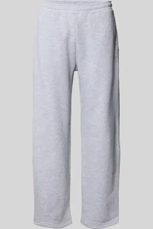 Review Straight Leg Sweatpants mit Label-Print in , Größe L