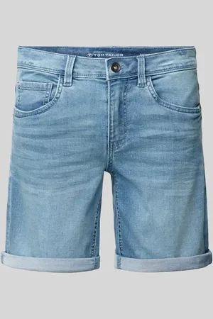 TOM TAILOR Slim Fit Jeansshorts aus Baumwoll-Mix Modell 