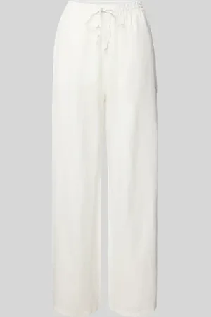 Marc O’ Polo Wide Leg Leinenhose mit elastischem Bund in , Größe L
