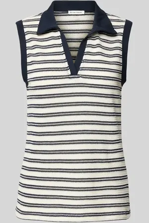 TOM TAILOR Regular Fit Stricktop aus Baumwoll-Mix in , Größe L