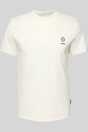 Blend T-Shirt mit Motiv- und Statement-Stitching Modell 