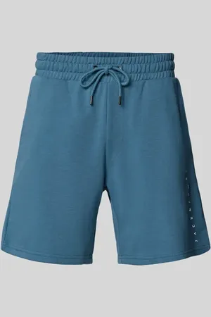 JACK & JONES Sweatshorts mit Label-Detail Modell 