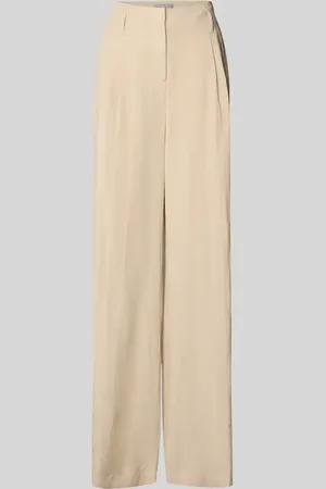 Christian Berg Wide Leg Bundfaltenhose mit Gürtelschlaufen in , Größe 34