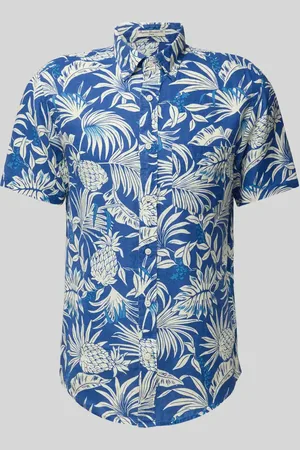 GANT Regular Fit Leinenhemd mit Button-Down-Kragen in , Größe 4XL