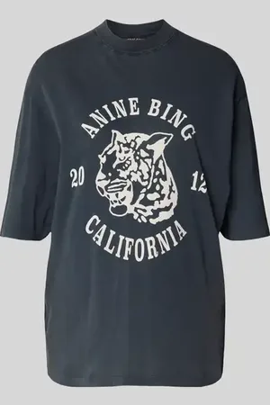 ANINE BING T-Shirt mit Label-Print in , Größe L