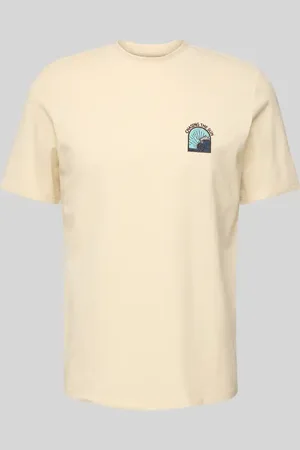 Blend T-Shirt mit Motiv- und Statement-Stitching Modell 