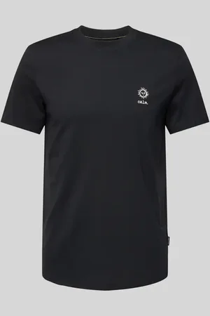 Blend T-Shirt mit Motiv- und Statement-Stitching Modell 