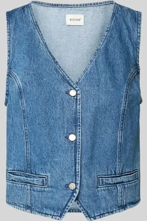 Mustang Weste in Denim-Optik in , Größe M