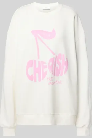 Oh April Oversized Sweatshirt mit Motiv- und Statement-Print in , Größe L