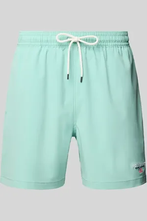 Ralph Lauren Relaxed Fit Badeshorts mit Label-Stitching Modell 