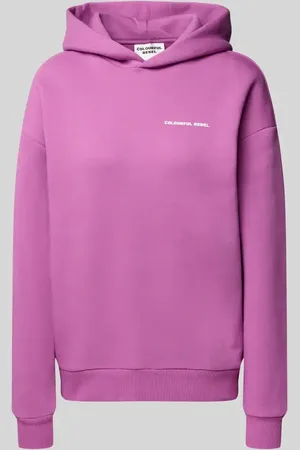 Colourful rebel Relaxed Fit Hoodie mit Label-Detail in , Größe L