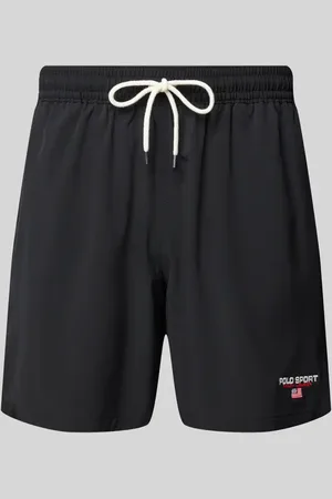 Ralph Lauren Relaxed Fit Badeshorts mit Label-Stitching Modell 