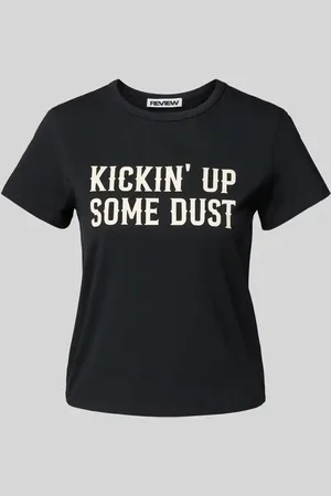 Review T-Shirt mit Statement-Print in , Größe L