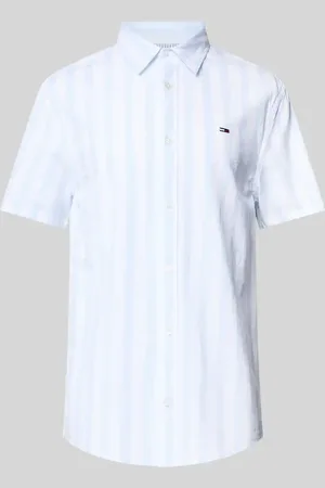Tommy Hilfiger Regular Fit Freizeithemd aus Baumwoll-Leinen-Mix in , Größe L