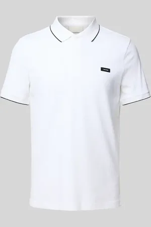 Calvin Klein Poloshirt mit Label-Detail in , Größe L