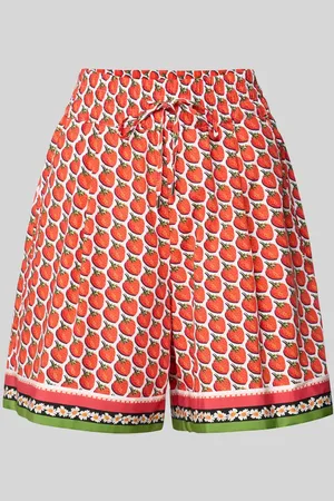 Marc Cain Relaxed Fit Bermudas mit Bundfalten in , Größe 36