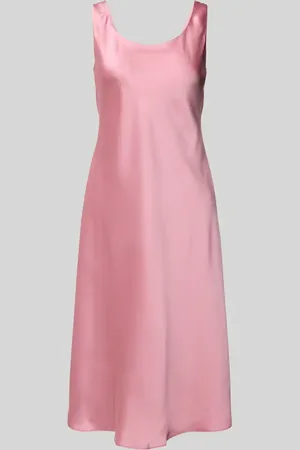 Ralph Lauren Knielanges Kleid mit Rundhalsausschnitt Modell 