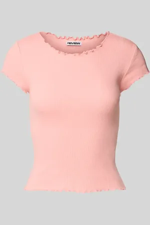 Review T-Shirt mit Muschelsaum in , Größe L