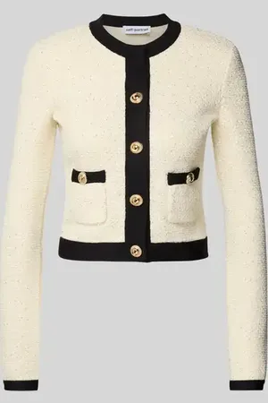 Self-Portrait Strickjacke mit Knopfleiste in , Größe L