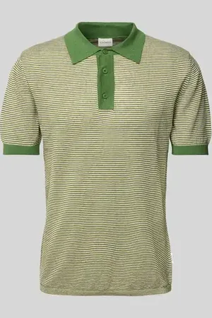 Closed Poloshirt mit kurzer Knopfleiste in , Größe L