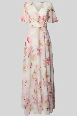 Christian Berg Abendkleid mit V-Ausschnitt in , Größe 32