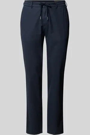 G1920 Slim Fit Hose in unifarbenem Design Modell 