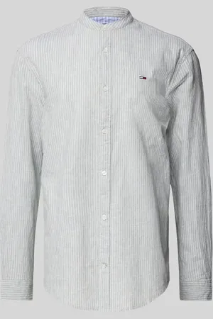 Tommy Hilfiger Regular Fit Freizeithemd aus Baumwoll-Leinen-Mix in , Größe L