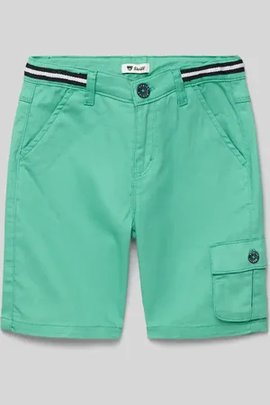 Steiff Bermudas mit Motiv-Stitching und Pattentasche in , Größe 104
