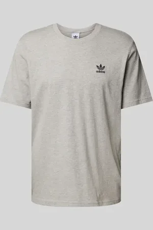 adidas T-Shirt mit Label-Stitching und Rundhalsausschnitt in , Größe L